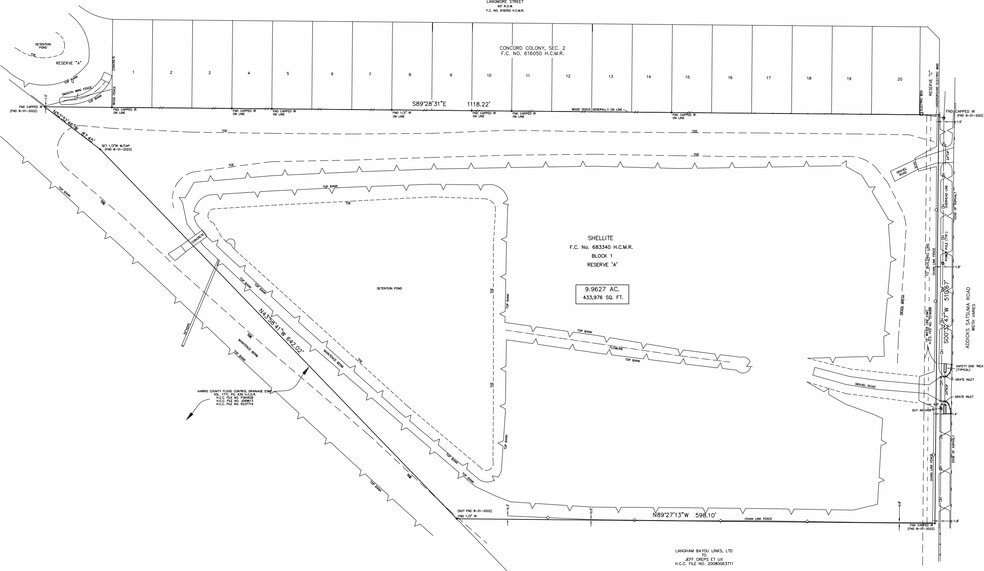 6010 Addicks Satsuma, Houston, TX for sale - Plat Map - Image 2 of 4