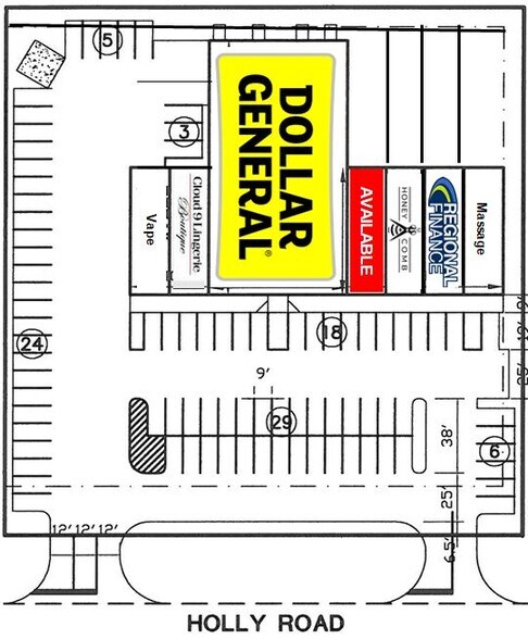 4902 Holly Rd, Corpus Christi, TX for lease - Building Photo - Image 2 of 2