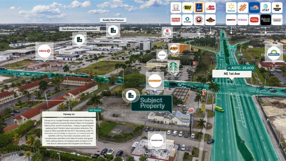 20 SE 1st Ave, Florida City, FL à vendre - Aérien - Image 3 de 3