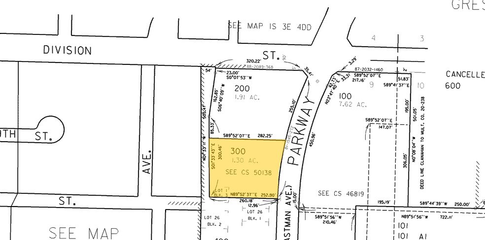 440 NW Division St, Gresham, OR à vendre - Plan cadastral - Image 2 de 2