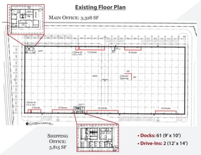202 S Belmont Ave, Indianapolis, IN à louer Plan d’étage- Image 1 de 1