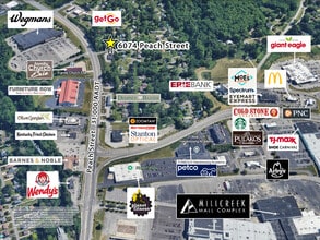 6074 Peach St, Erie, PA - AERIAL map view