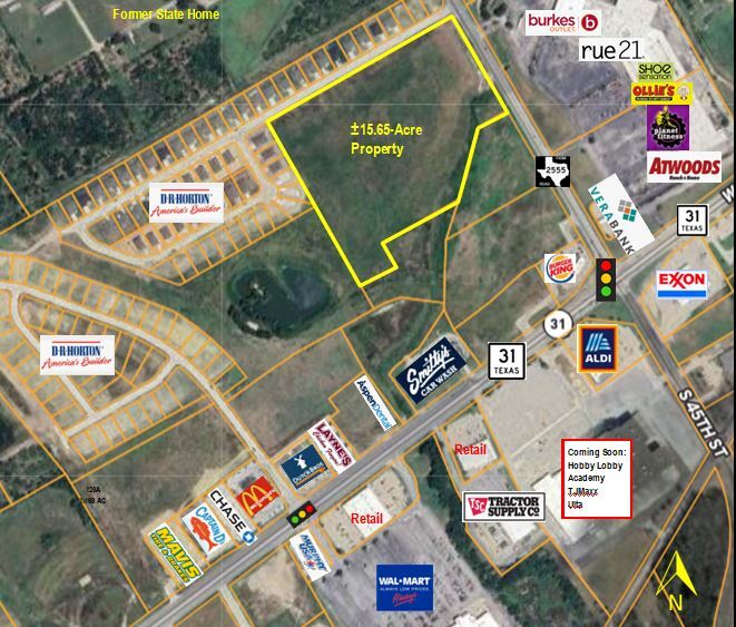 300 N 45th St, Corsicana, TX for sale - Aerial - Image 1 of 3