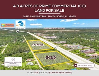 Plus de détails pour 12313 Tamiami, Punta Gorda, FL - Terrain à vendre