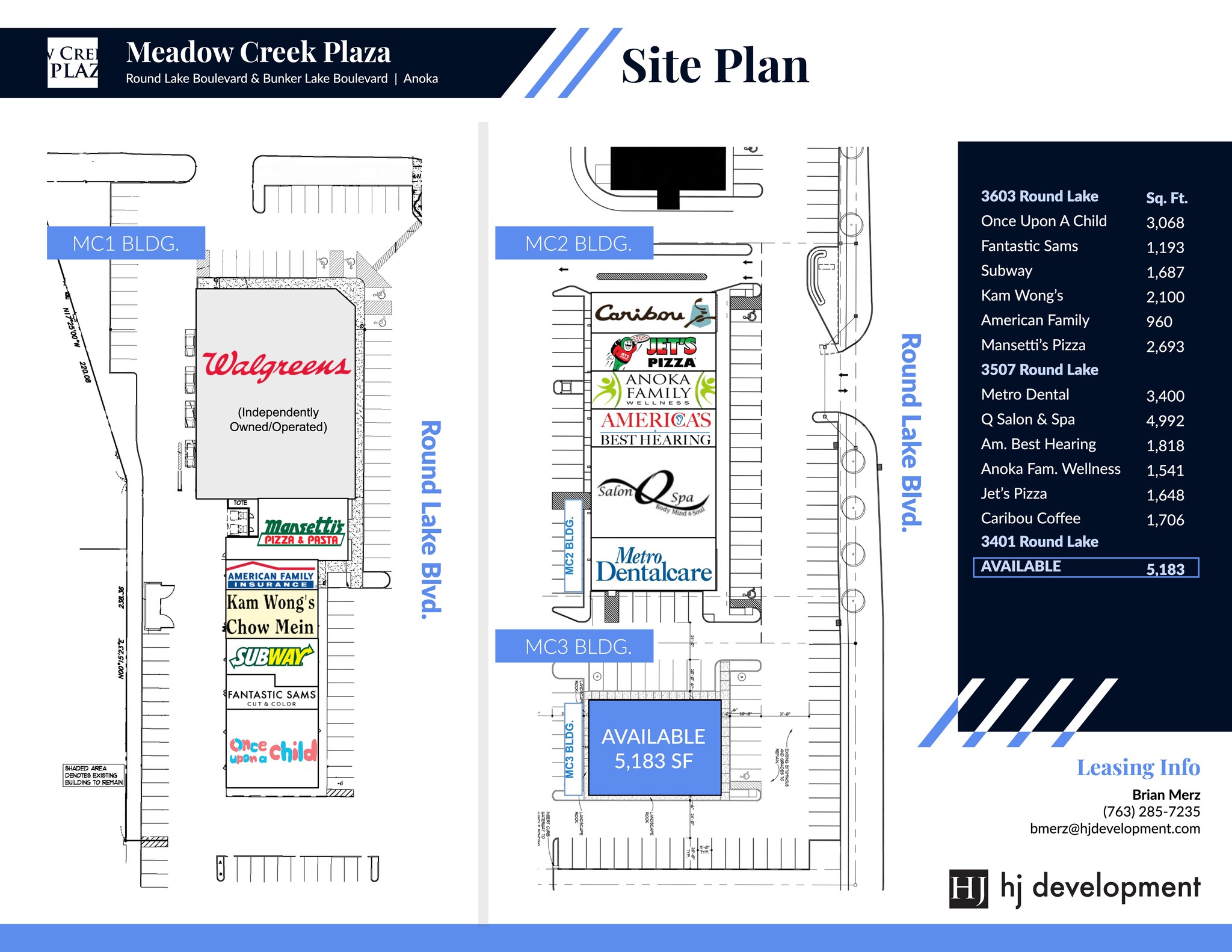 3401 NW Round Lake Blvd, Anoka, MN à louer Plan de site- Image 1 de 1