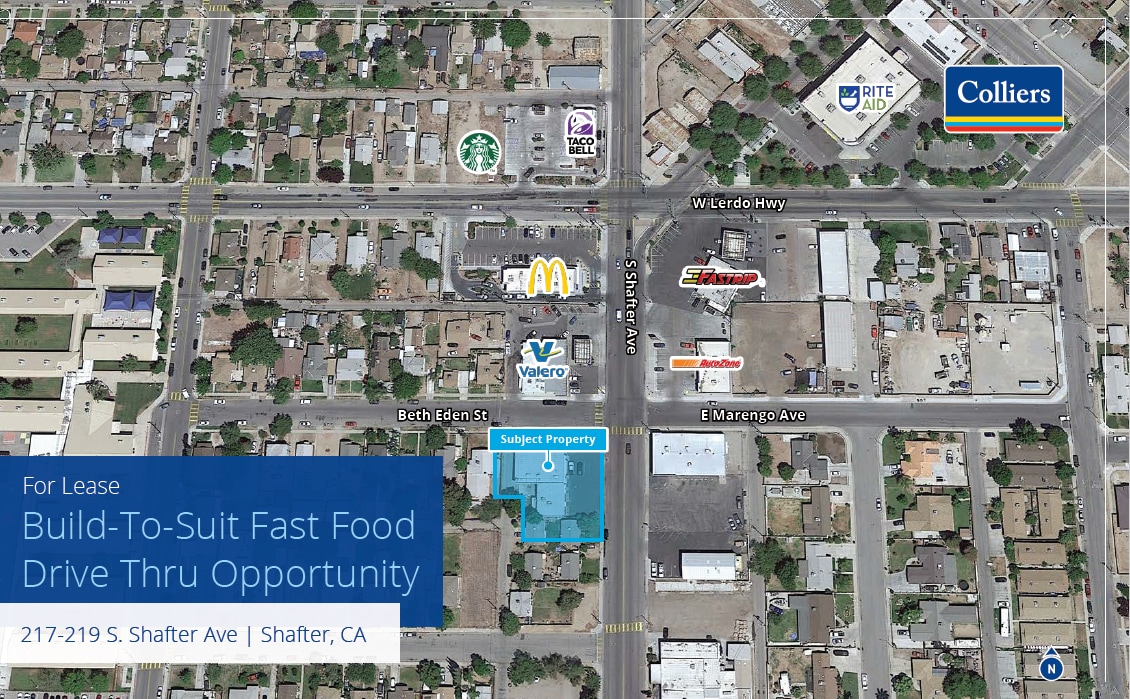 219 S Shafter Ave, Shafter, CA à louer Aérien- Image 1 de 3