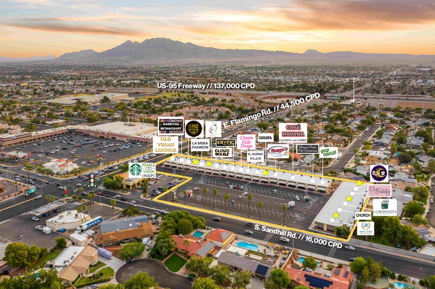 4130-4180 S Sandhill Rd, Las Vegas, NV à louer - Photo du bâtiment - Image 3 de 4