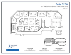 411 N Washington Ave, Dallas, TX for lease Floor Plan- Image 2 of 2