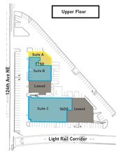 1600 124th Ave NE, Bellevue, WA à louer Plan de site- Image 2 de 2