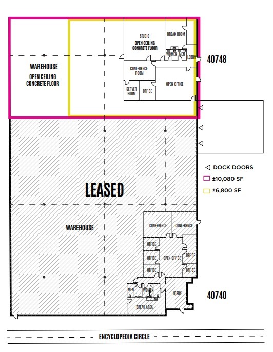 40740-40748 Encyclopedia Cir, Fremont, CA for lease Floor Plan- Image 1 of 1