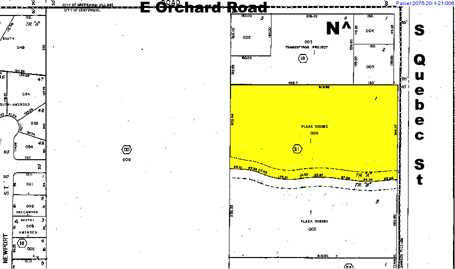 5975 S Quebec St, Centennial, CO à vendre - Plan cadastral - Image 1 de 1