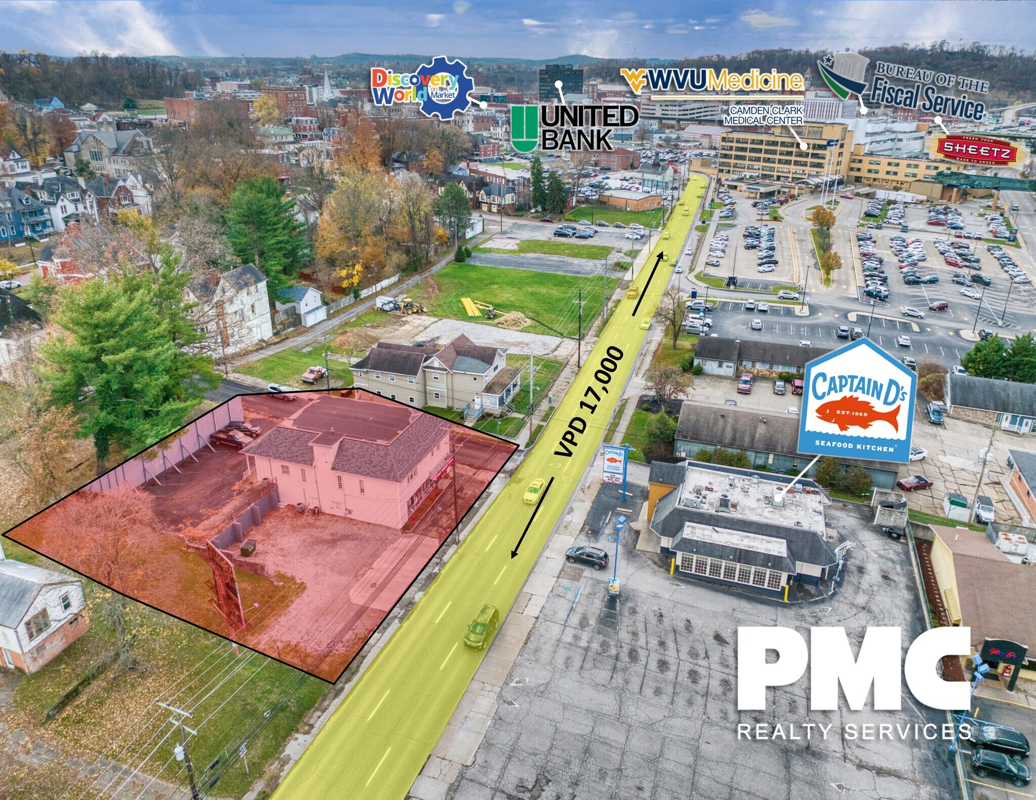1100 Murdoch Ave, Parkersburg, WV à vendre Photo du bâtiment- Image 1 de 1