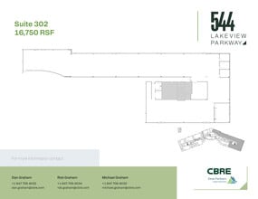 544 Lakeview Pky, Vernon Hills, IL for lease Floor Plan- Image 1 of 4