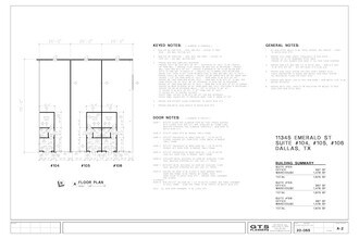 11345 Emerald St, Dallas, TX à louer Plan d  tage- Image 1 de 1