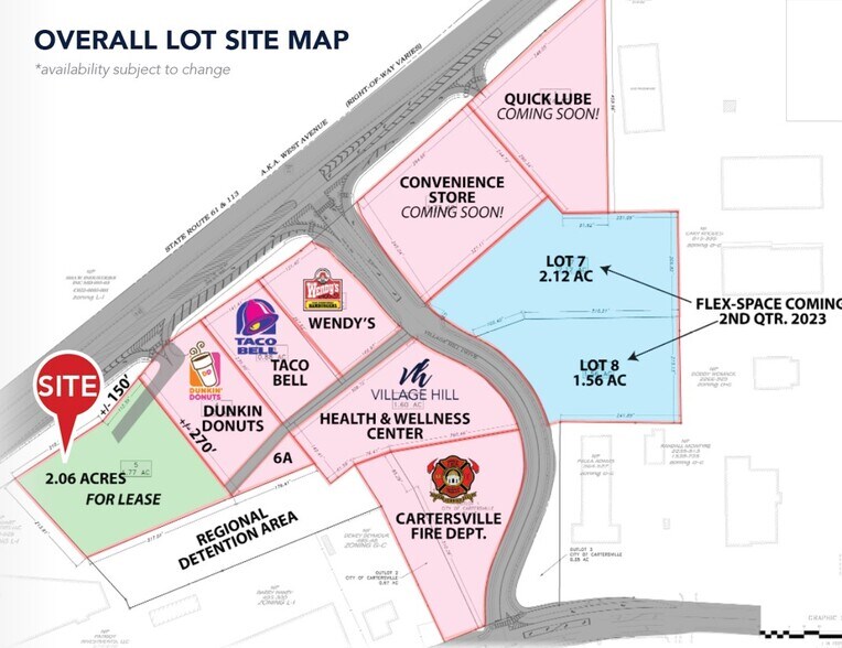 1160 West Ave, Cartersville, GA à louer - Photo du bâtiment - Image 2 de 3