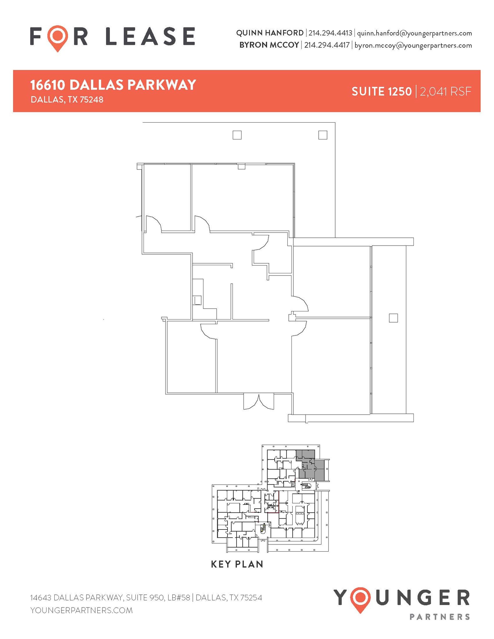 16610 N Dallas Pky, Dallas, TX for lease Floor Plan- Image 1 of 1