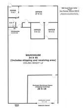 960 Rand Rd, Des Plaines, IL for lease Floor Plan- Image 1 of 1