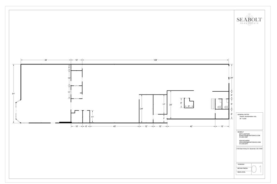 2109-2135 E Victory Dr, Savannah, GA à louer - Plan de site - Image 1 de 6