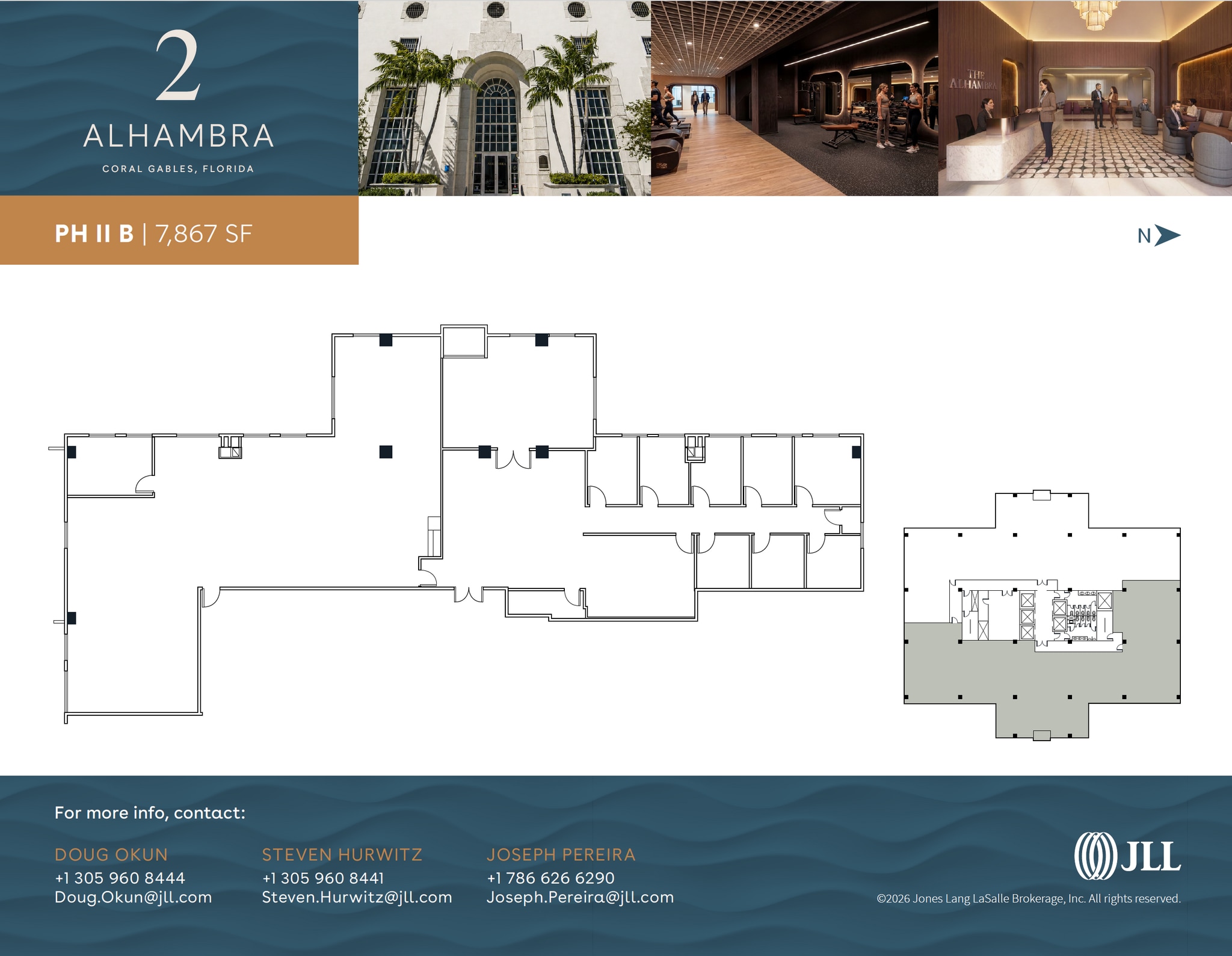 2 Alhambra Plz, Coral Gables, FL for lease Floor Plan- Image 1 of 2