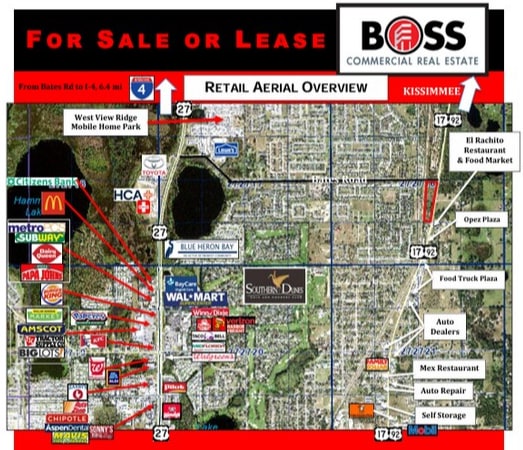 US Highway 17-92 at Bates Rd, Haines City, FL for sale - Building Photo - Image 3 of 3