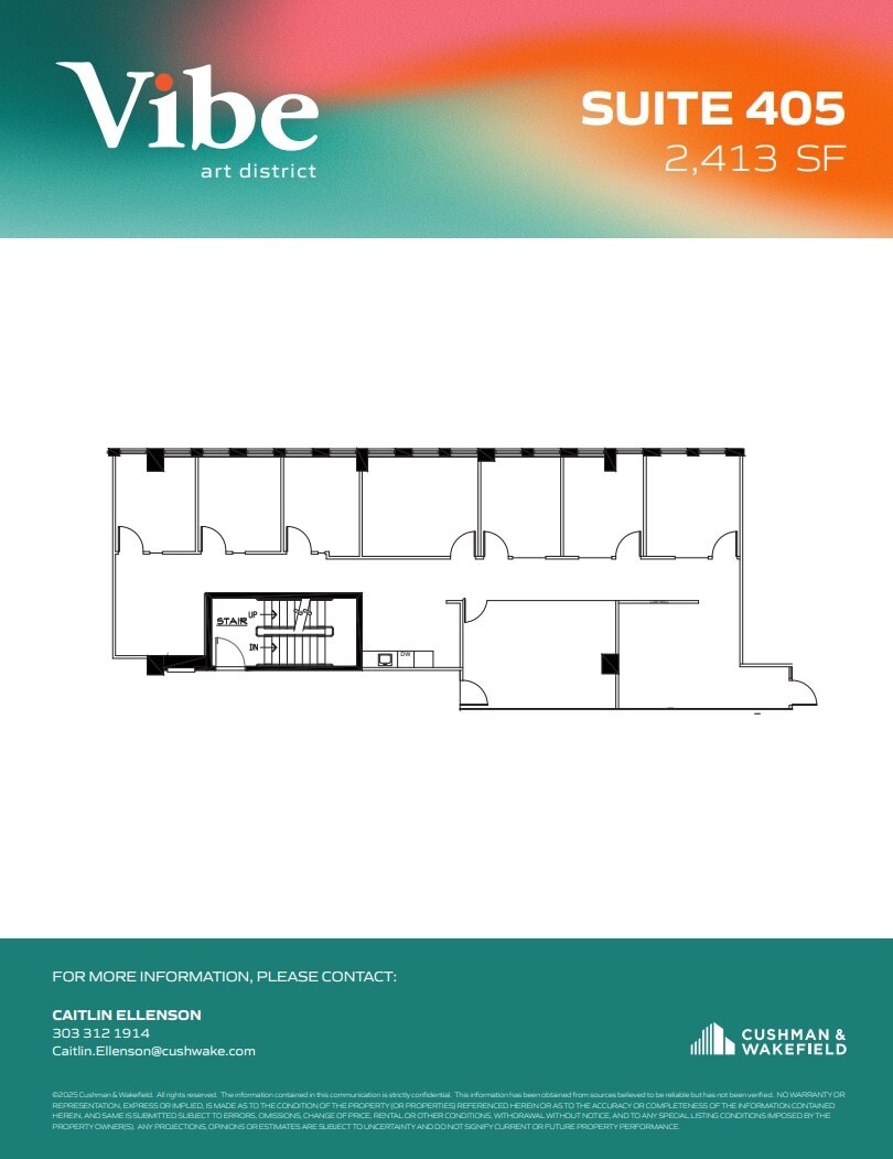 1391 N Speer Blvd, Denver, CO for lease Floor Plan- Image 1 of 1