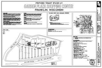 6516-6572 S Lovers Lane Rd, Franklin, WI à louer Plan de site- Image 2 de 2