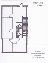 5100 E La Palma Ave, Anaheim, CA à louer Plan d’étage- Image 1 de 1