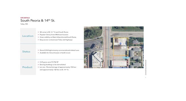 More details for 1403 S Peoria Ave, Tulsa, OK - Land for Lease