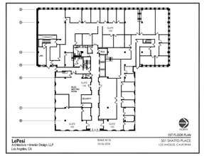 501 Shatto Pl, Los Angeles, CA à louer Plan d’étage- Image 1 de 1