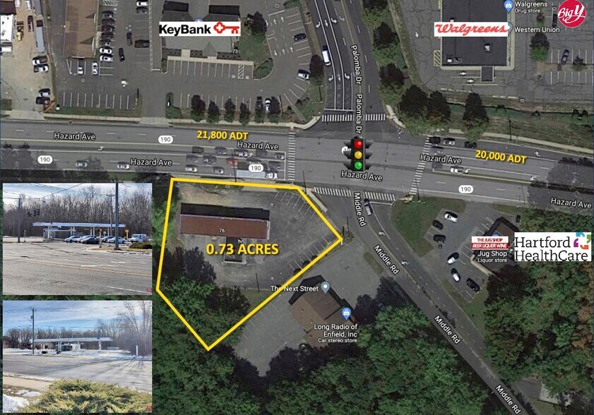 76 Hazard Ave, Enfield, CT à vendre - Aérien - Image 1 de 6