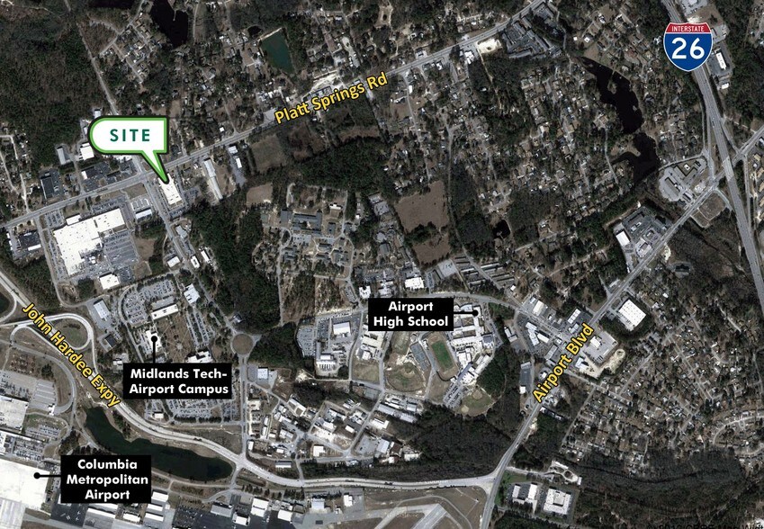 3245 Platt Springs Rd, Springdale, SC à vendre - Aérien - Image 3 de 6