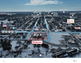 401 E Green Bay St, Shawano, WI - Aérien  Vue de la carte - Image1