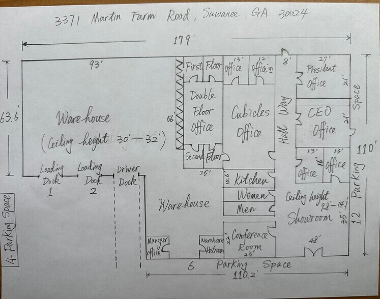 3371 Martin Farm Rd, Suwanee, GA à vendre - Plan cadastral - Image 2 de 38