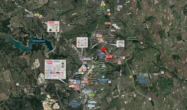 SEQ Austin Ave, Georgetown, TX - AERIAL  map view