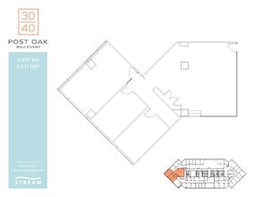 3040 Post Oak Blvd, Houston, TX for lease Floor Plan- Image 1 of 1