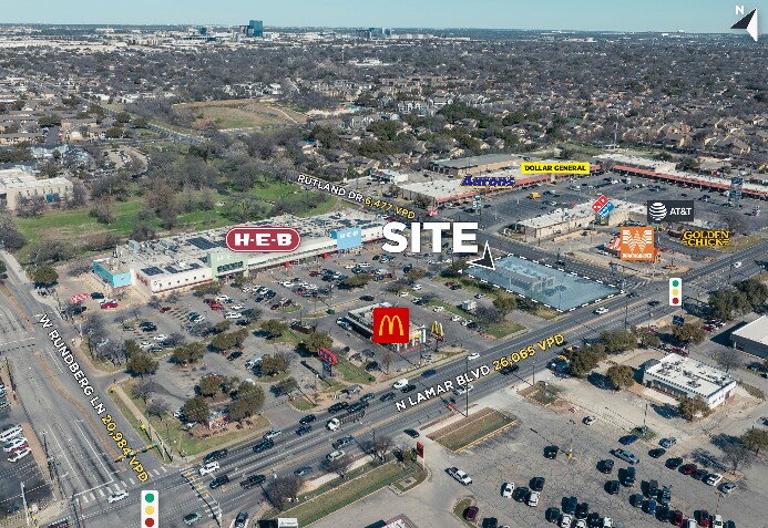 9504 N Lamar Blvd, Austin, TX à louer - Aérien - Image 2 de 6