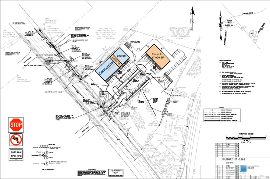 1967 S Carolina 101, Greer, SC à louer - Plan de site - Image 2 de 5