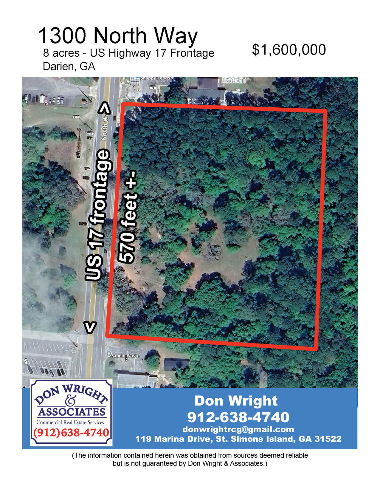 1300 North Way, Darien, GA à vendre Photo du bâtiment- Image 1 de 5