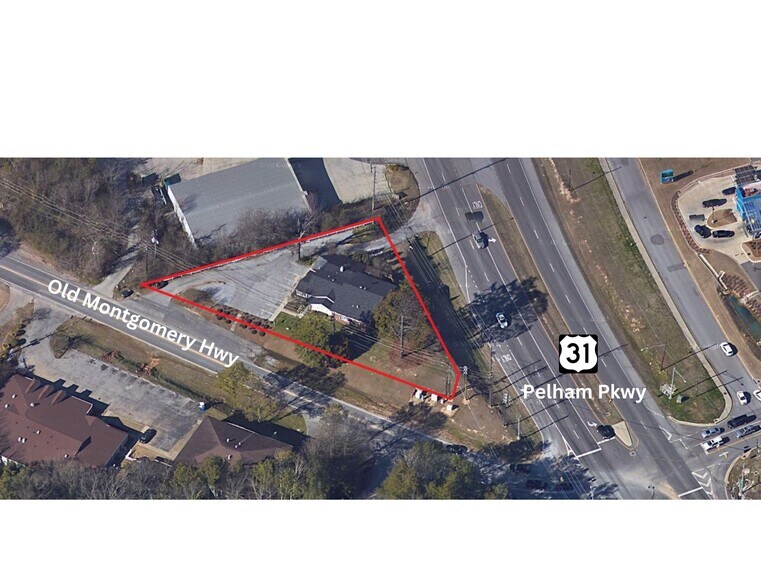 2127 Old Montgomery Hwy, Pelham, AL à vendre - Aérien - Image 2 de 3