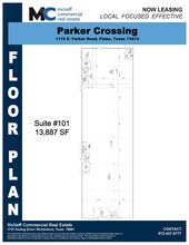 1110 E Parker Rd, Plano, TX à louer Plan d  tage- Image 1 de 1