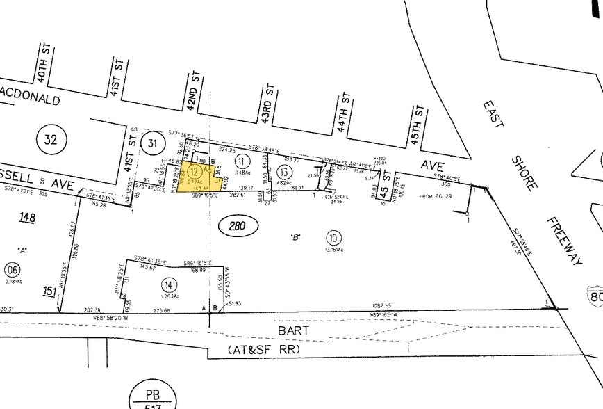 4250 MacDonald Ave, Richmond, CA à vendre - Plan cadastral - Image 3 de 3