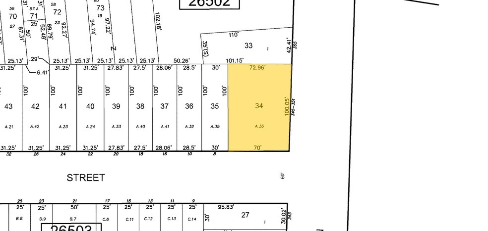 345 Ocean Ave, Jersey City, NJ à louer - Plan cadastral - Image 2 de 4