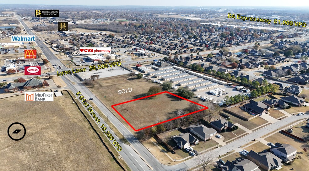 2300 9th Street, Broken Arrow, OK for sale - Aerial - Image 1 of 1