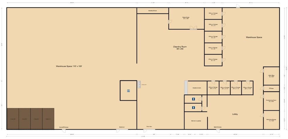 2550 118th Ave N, Saint Petersburg, FL à louer - Plan d’étage - Image 3 de 3
