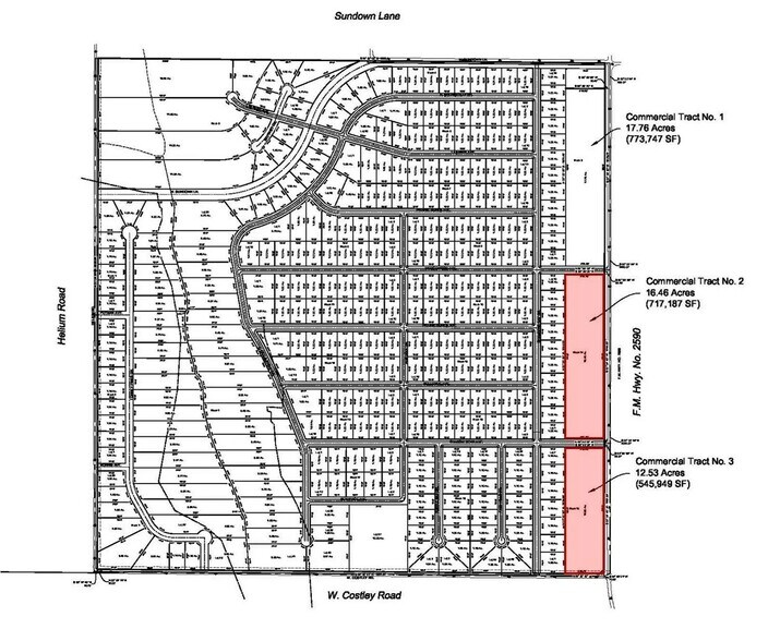 8801 W Costley Rd, Amarillo, TX à vendre - Plan cadastral - Image 2 de 2