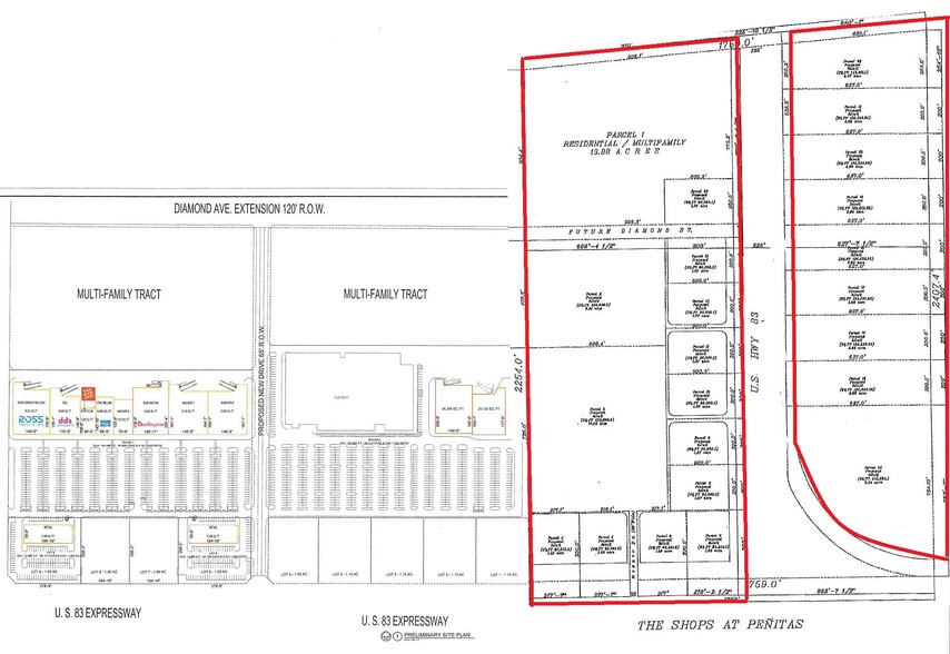 US Highway 83, Penitas, TX for sale - Site Plan - Image 2 of 6