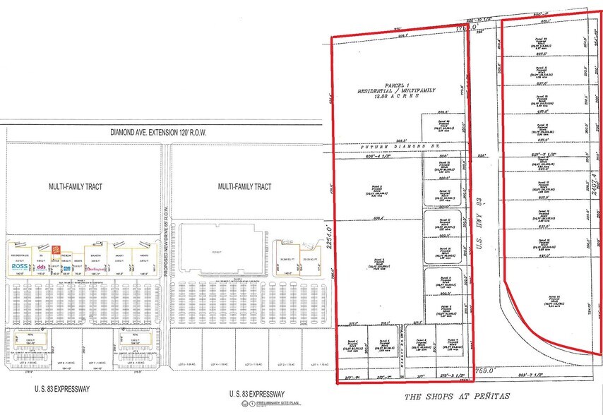 US Highway 83, Penitas, TX for sale - Site Plan - Image 3 of 7