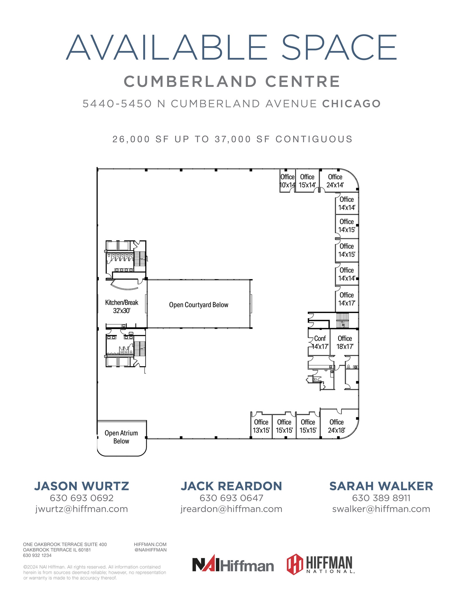 5440 N Cumberland Ave, Chicago, IL for lease Floor Plan- Image 1 of 3