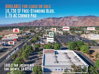 Plus de détails pour 1605 S San Jacinto Ave, San Jacinto, CA - Commerce de détail à vendre