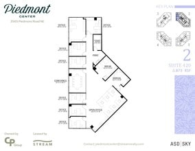 3495 Piedmont Rd NE, Atlanta, GA à louer Plan d’étage- Image 1 de 1